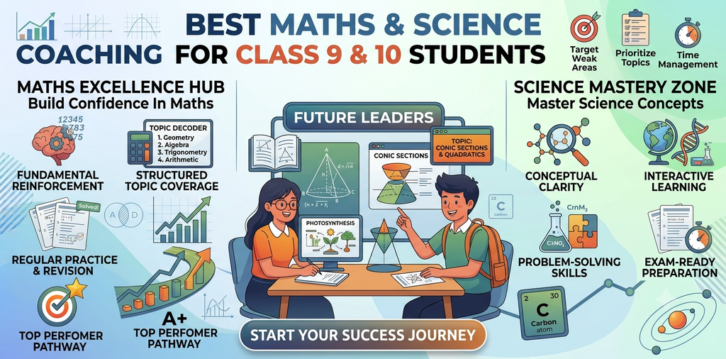 Best Maths & Science Coaching for Class 9 & 10 