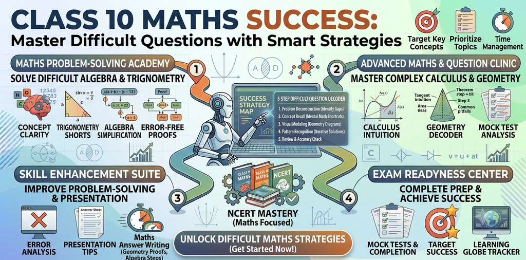 Class 10 Maths Success: Master Difficult Questions.