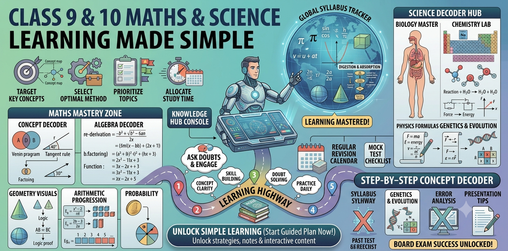 Class 9 & 10 Maths & Science Learning Made Simple.