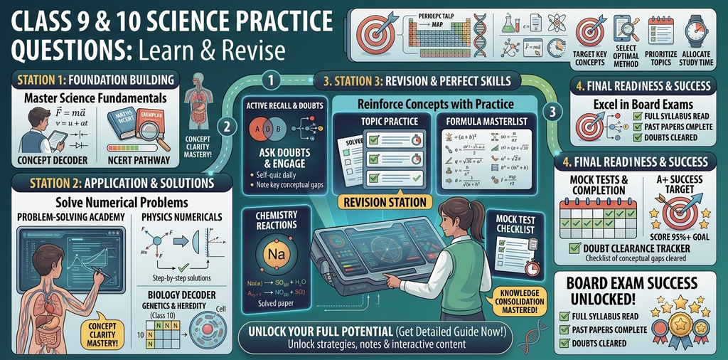 Class 9 & 10 Science Practice Questions: Learn & Revise.