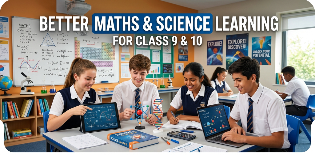 Better Maths & Science Learning for Class 9 & 10.